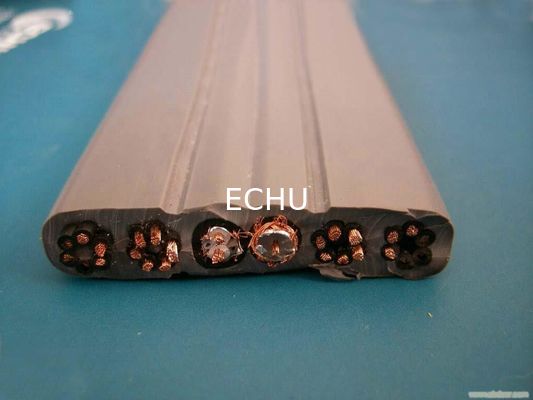 Good price ECHU Cáp di chuyển linh hoạt phẳng cho thang máy với chứng chỉ CE TVVBP24x0.75+1x2Px0.75+TV với áo khoác PVC đặc biệt trực tuyến