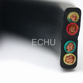 chất lượng Cáp di chuyển dẻo mềm cho cần cẩu hoặc máy vận chuyển 4Cx4sqmm Jacket đen Nhà máy