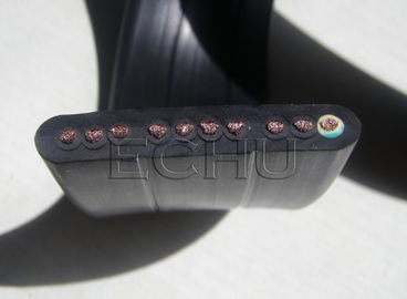Good price Cáp di chuyển linh hoạt phẳng cho cần cẩu hoặc máy vận chuyển 10 lõi áo khoác đen, 0,75mm2, 1,0mm2, 1,5mm2, 2,5mm2 trực tuyến