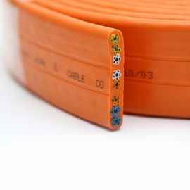 Good price Cáp di chuyển phẳng cho thang máy với chứng chỉ CE TVVB 40x0.75 với áo khoác PVC đặc biệt màu xám trực tuyến