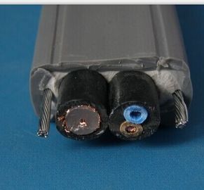 Good price Cáp máy quay di chuyển phẳng cho thang máy với chứng chỉ CE TVVBG với áo khoác PVC đặc biệt màu xám trực tuyến