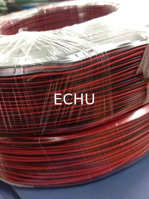 Good price 2 cốt lõi song song âm thanh Cáp phẳng UL2468 PVC cách nhiệt đồng Cáp loa điện màu đỏ và đen trực tuyến